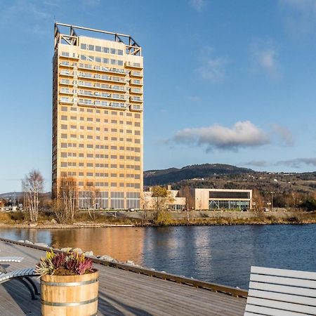 Mjos Tower Apartment - Lovely City View Sjusjøen Zewnętrze zdjęcie
